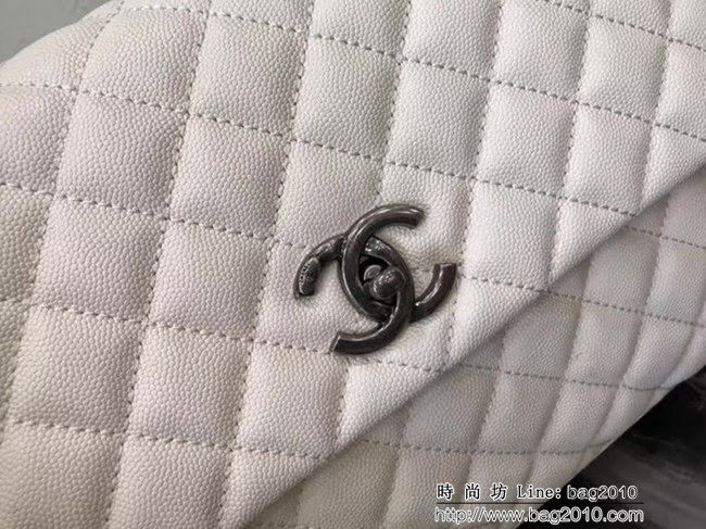 香奈兒CHANEL大號Chanel Coco handle全新頂級翻蓋單肩鏈條手柄包DSC1216